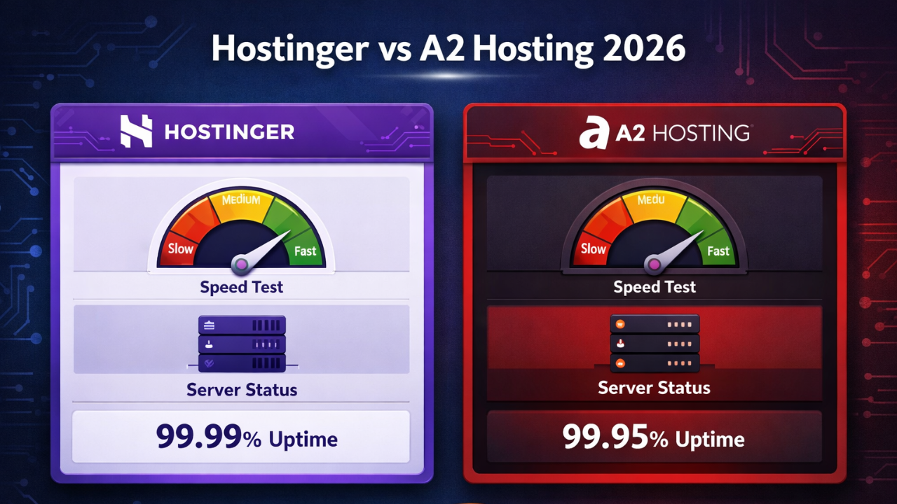 Hostinger vs A2 Hosting 2026